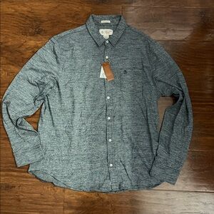 Original Penguin Heritage Slim Fit Gray Shirt